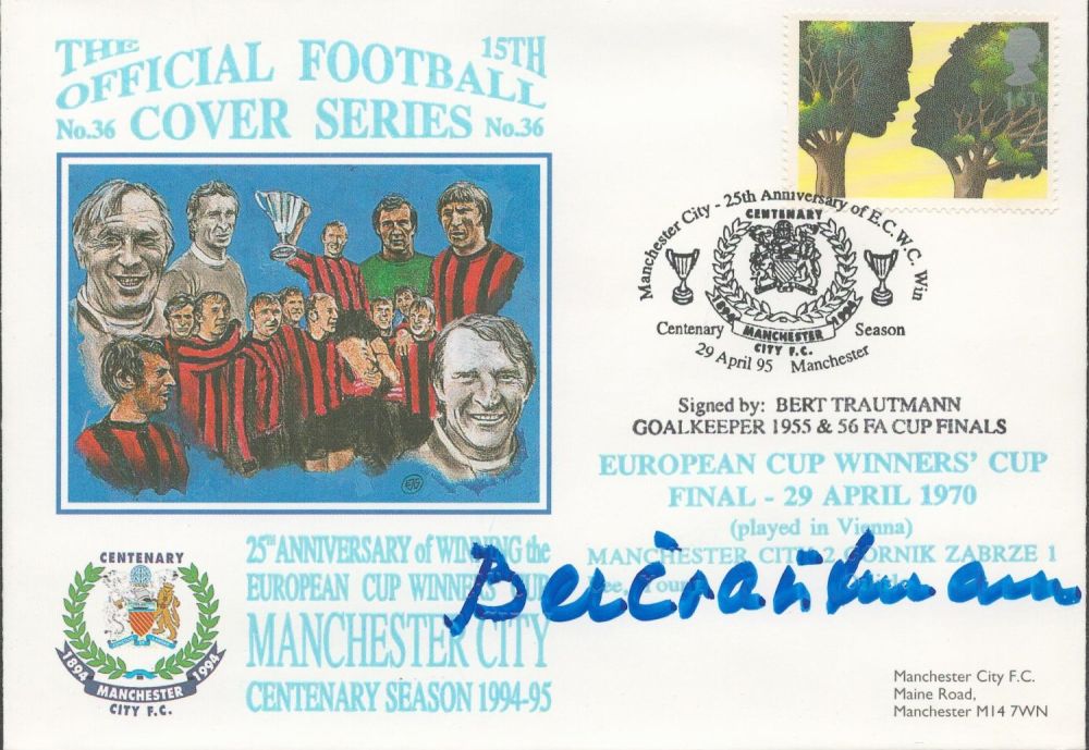 Lot 53: Manchester City V Gornik Zabrze 1970 Dawn Official...