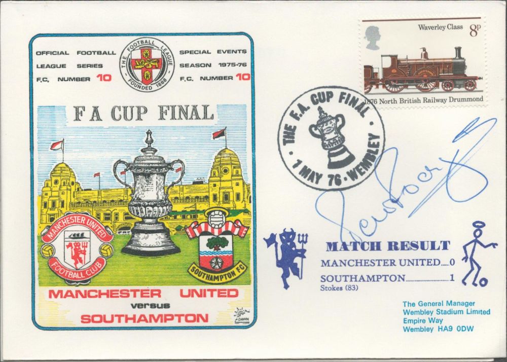 Lot 56: Manchester United V Southampton 1976 Dawn Official Football...