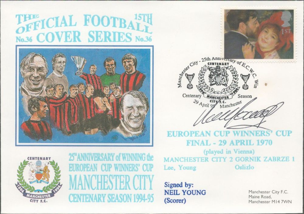 Lot 99: Manchester City V Gornik Zabrze 1970 Dawn Official...