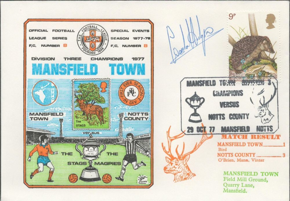 Lot 115: Mansfield Town V Notts County 1977 Dawn Official...