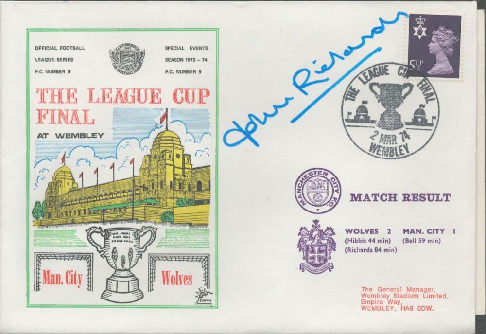 Lot 117: Wolverhampton Wanderers V Manchester City 1972 Dawn Official...