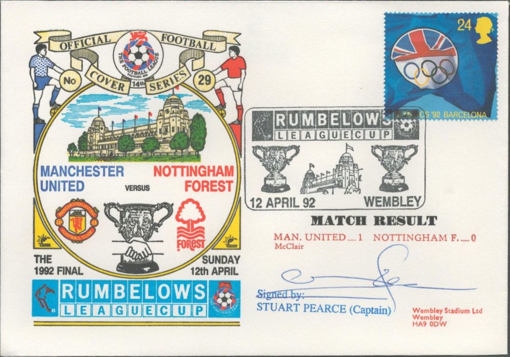 Lot 129: Manchester United V Nottingham Forest 1992 Dawn Official...