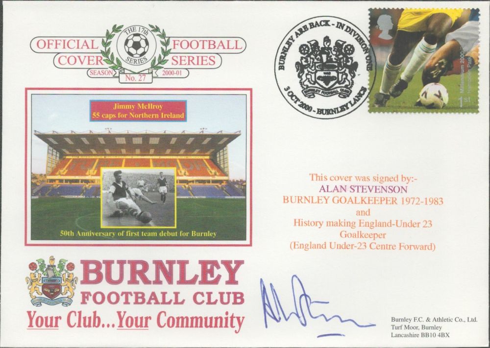 Lot 144: Burnley Your Club Your Community 2000 Dawn Official...