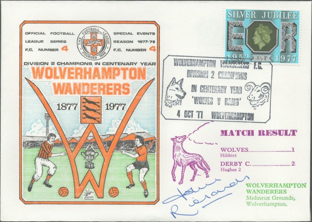Lot 146: Wolverhampton Wanderers V Derby County 1977 Dawn Official...