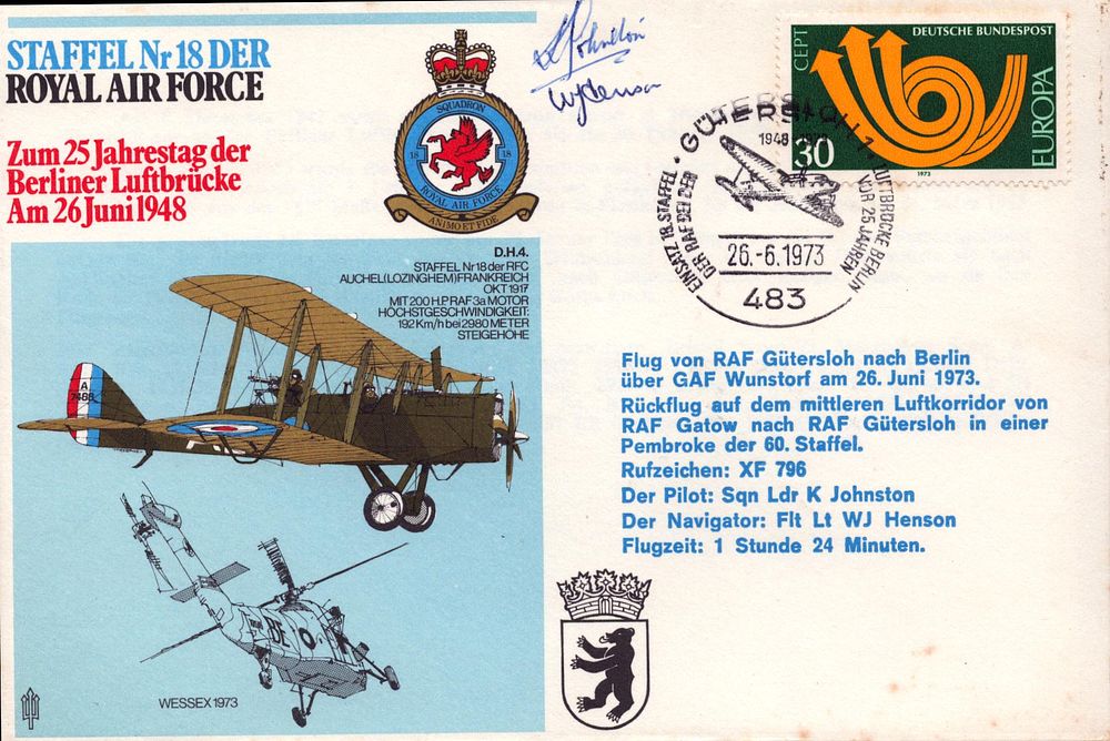Lot 220: Staffel Nr DER RAF Zum 25 Jahrestag der...