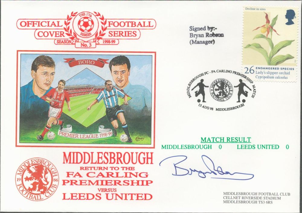 Lot 149: Middlesbrough V Leeds United 1998 Dawn Official Football...