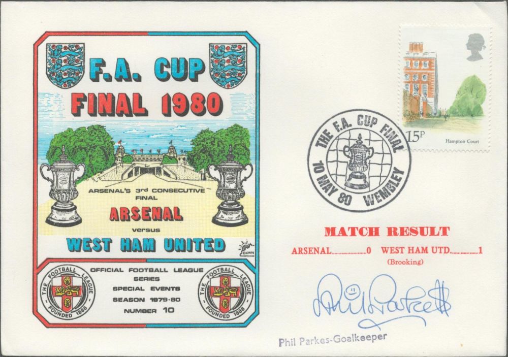 Lot 152: Arsenal V West Ham United 1980 Dawn Official...