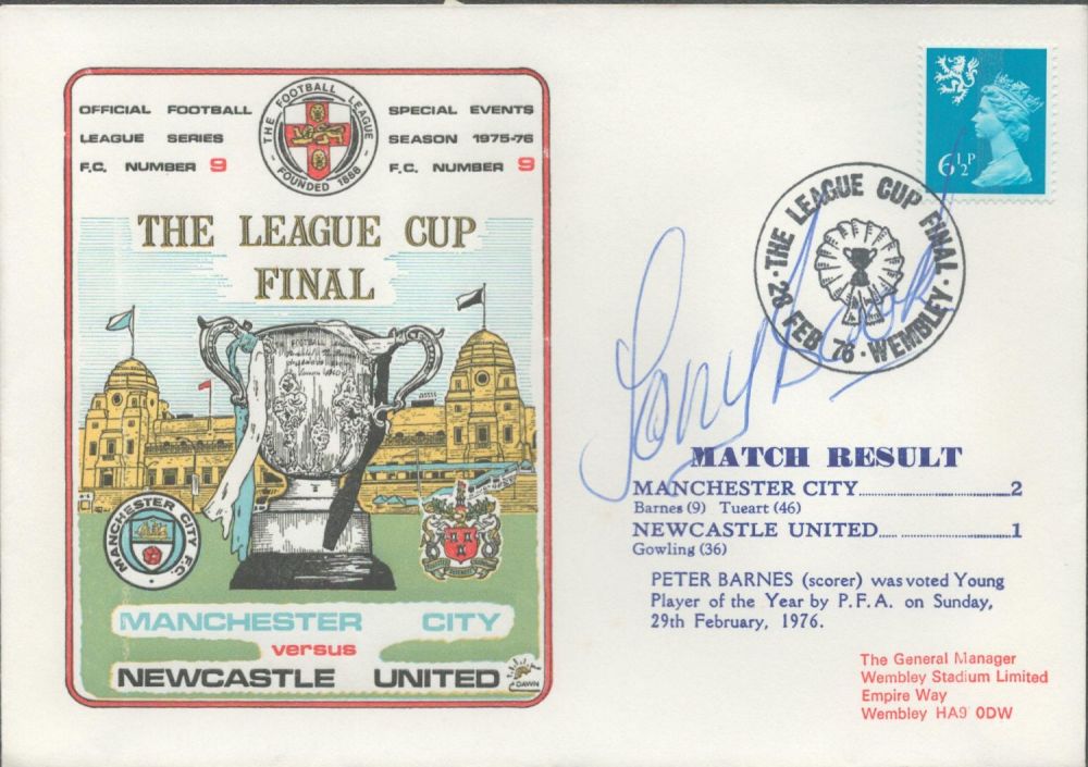 Lot 153: Manchester City V Newcastle United 1976 Dawn Official...
