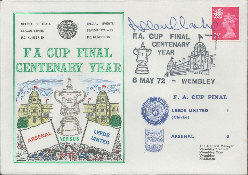 Lot 175: Leeds United V Arsenal 1972 Dawn Official Football...