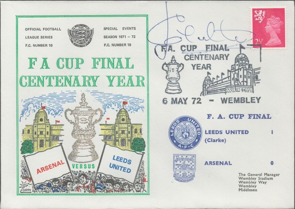 Lot 178: Leeds United V Arsenal 1972 Dawn Official Football...