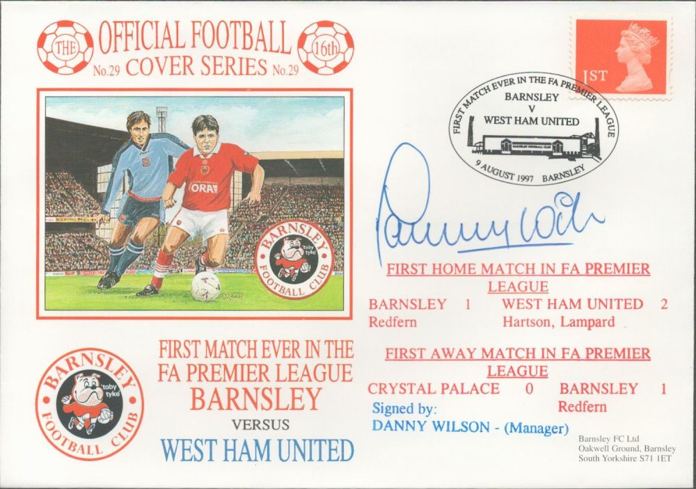 Lot 189: Barnsley V West Ham United 1997 Dawn Official...