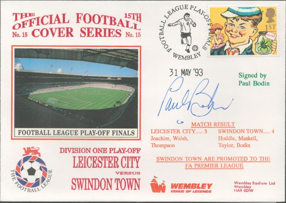 Lot 197: Leicester City V Swindon Town 1993 Dawn Official...