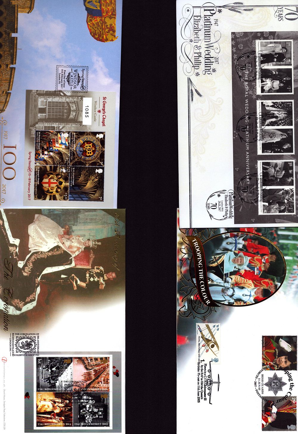 Lot 470: Royal Family FDC collection including Trooping the colour...
