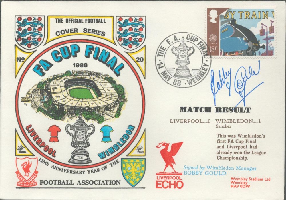 Lot 223: Liverpool V Wimbledon 1988 Dawn Official Football First...