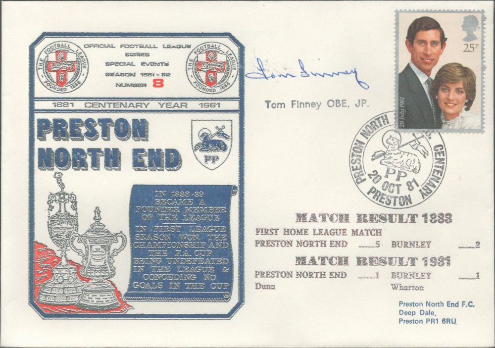 Lot 237: Preston North End V Burnley 1981 Dawn Official...