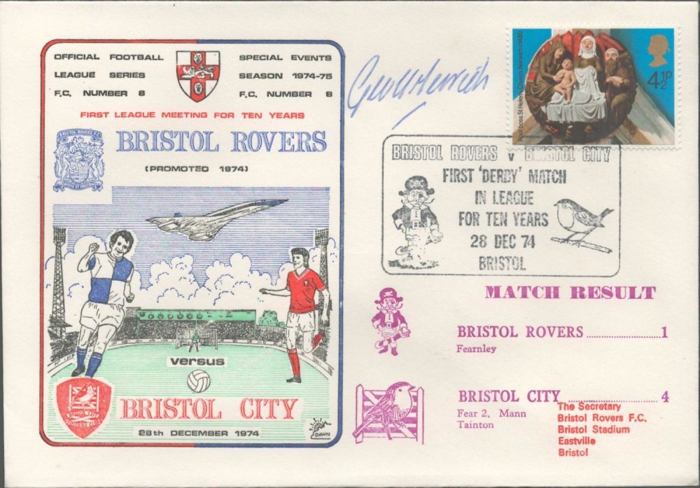 Lot 259: Bristol Rovers V Bristol City 1974 Dawn Official...