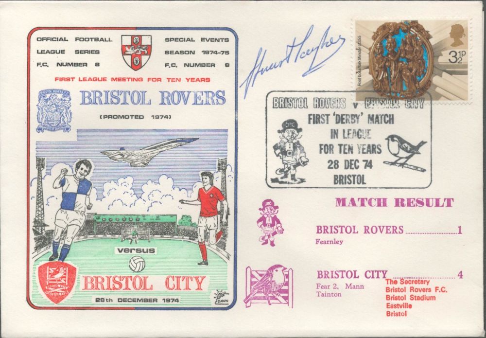 Lot 261: Bristol Rovers V Bristol City 1974 Dawn Official...