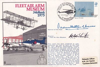 RN Signed by Admiral of the Fleet The Earl Mountbatten of Burma. 24 Mar 75 BFPS 1466 Fleet Air 
