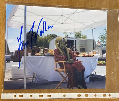 Femi Taylor signed 10x8 inch Star Wars colour photo.In 1982, Taylor auditioned with director 