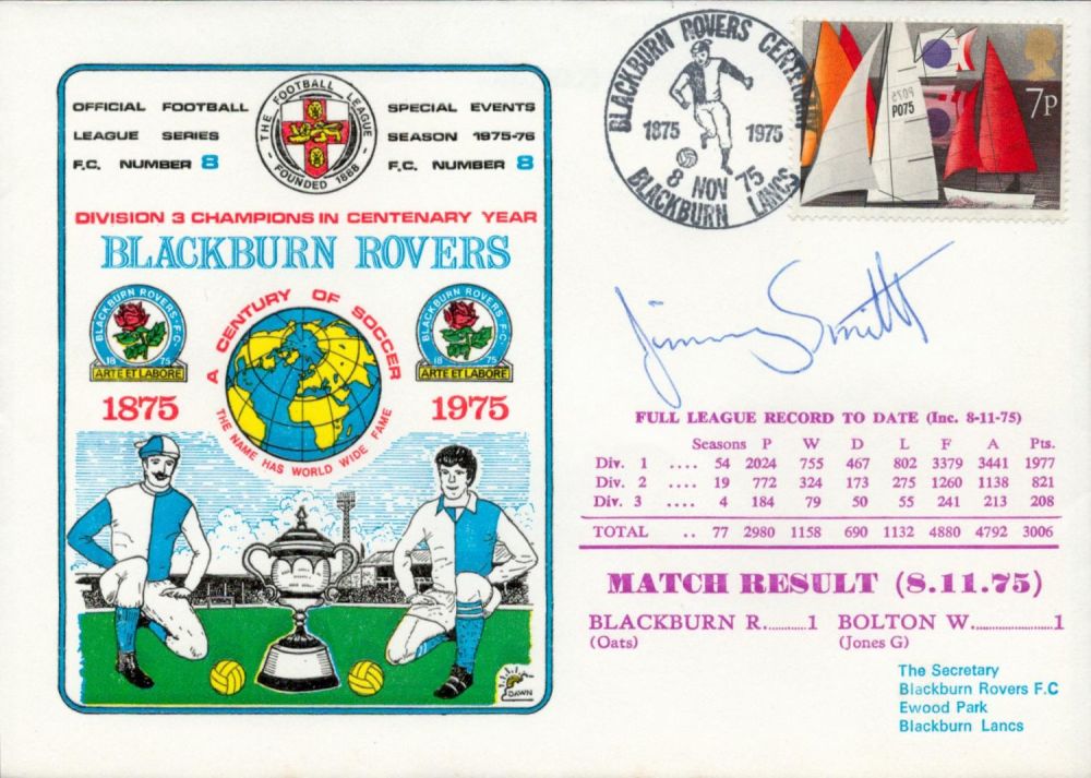 Lot 313: Blackburn Rovers V Bolton Wanderers 1975 Dawn Official...
