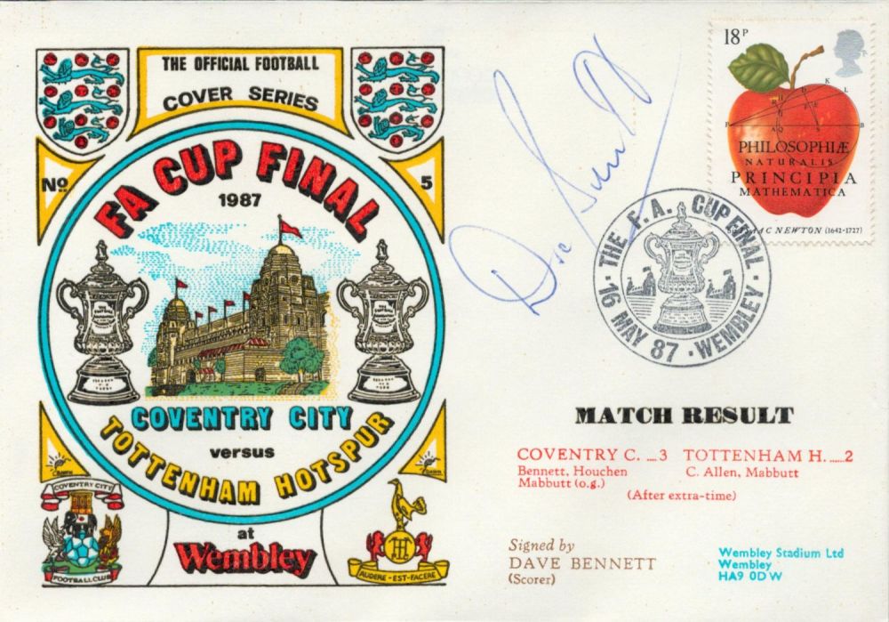 Lot 341: Coventry City V Tottenham Hotspur 1987 Dawn Official...