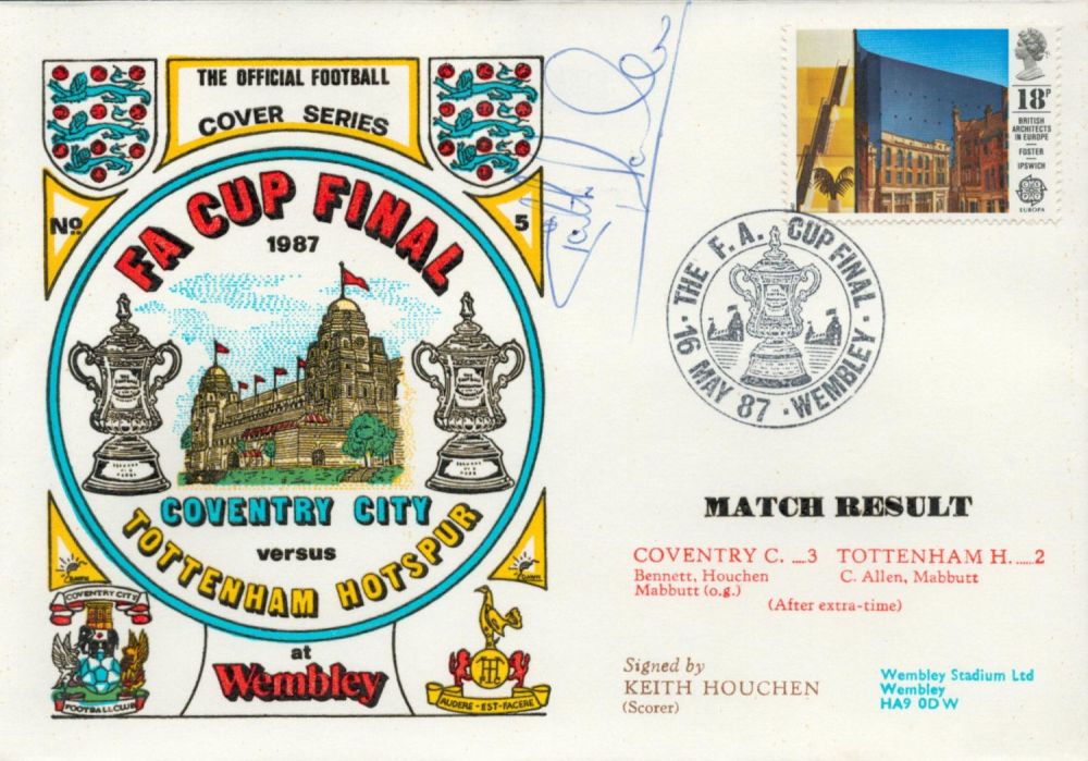 Lot 342: Coventry City V Tottenham Hotspur 1987 Dawn Official...