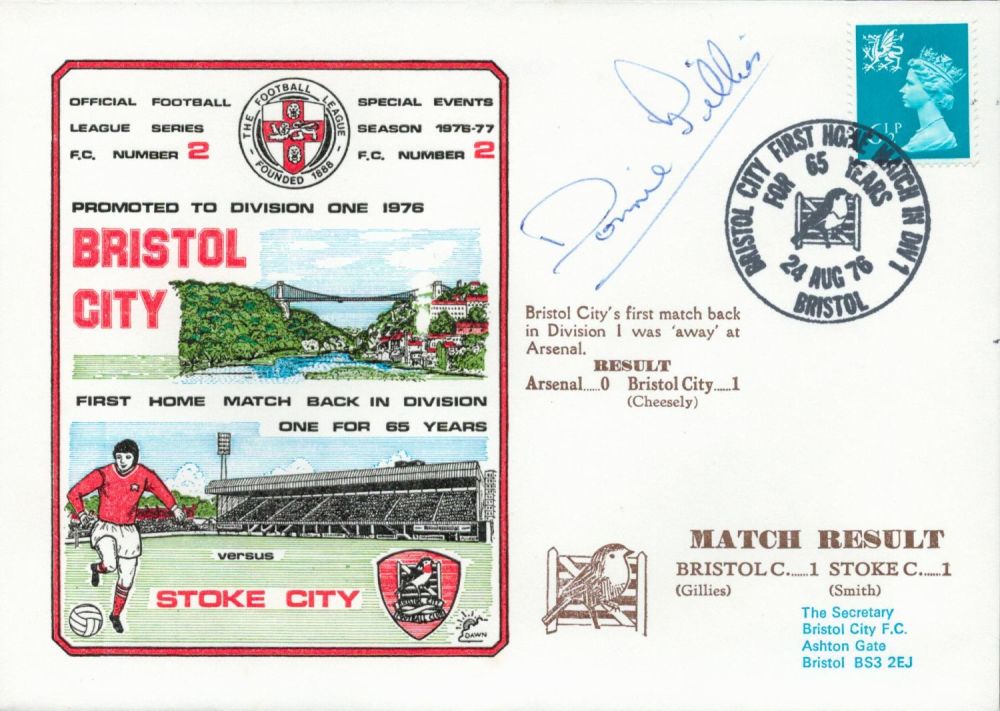 Lot 366: Bristol City V Stoke City 1976 Dawn Official...