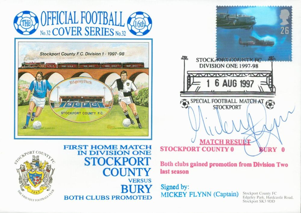 Lot 373: Stockport County V Bury 1997 Dawn Official Football...