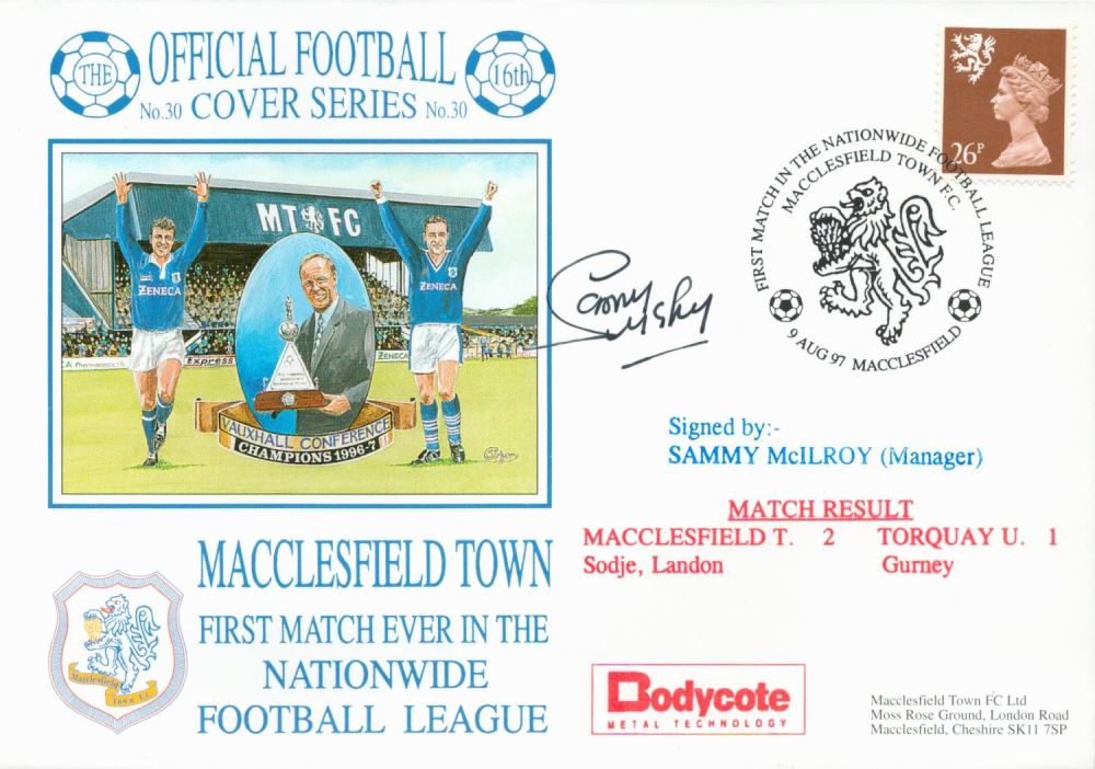 Lot 376: Macclesfield Town V Torquay United 1997 Dawn Official...