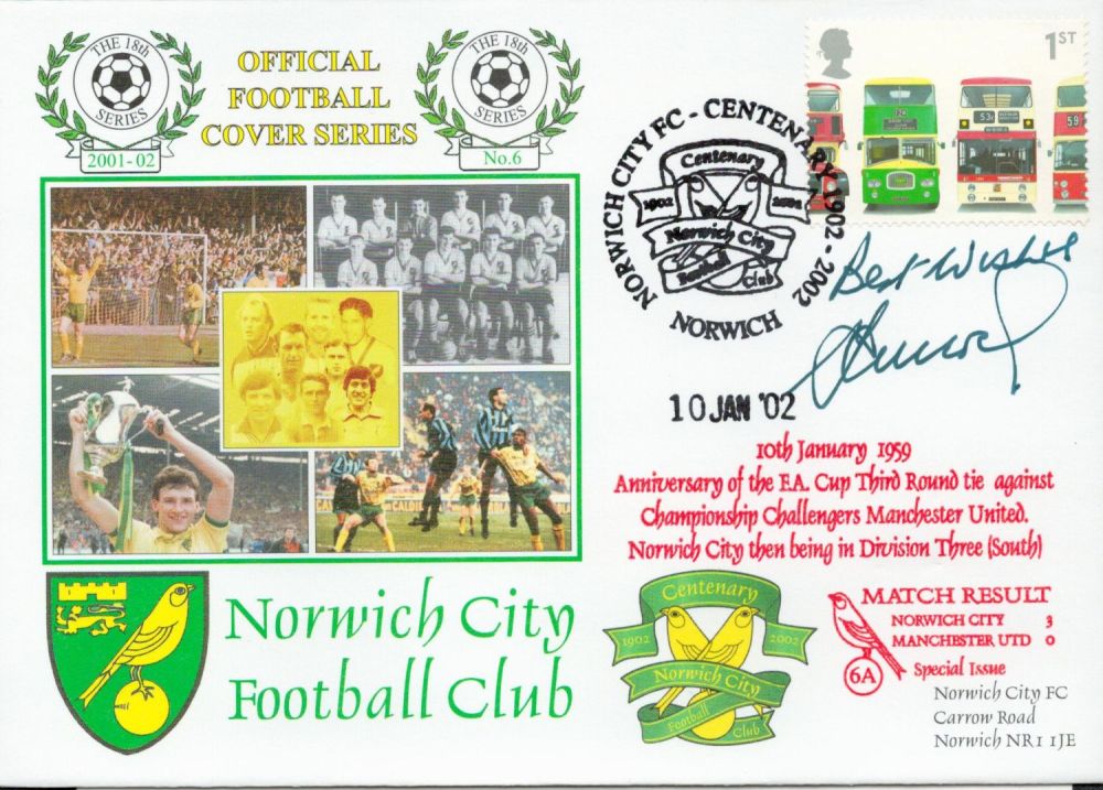 Lot 381: Norwich City V Manchester United 2003 Dawn Official...