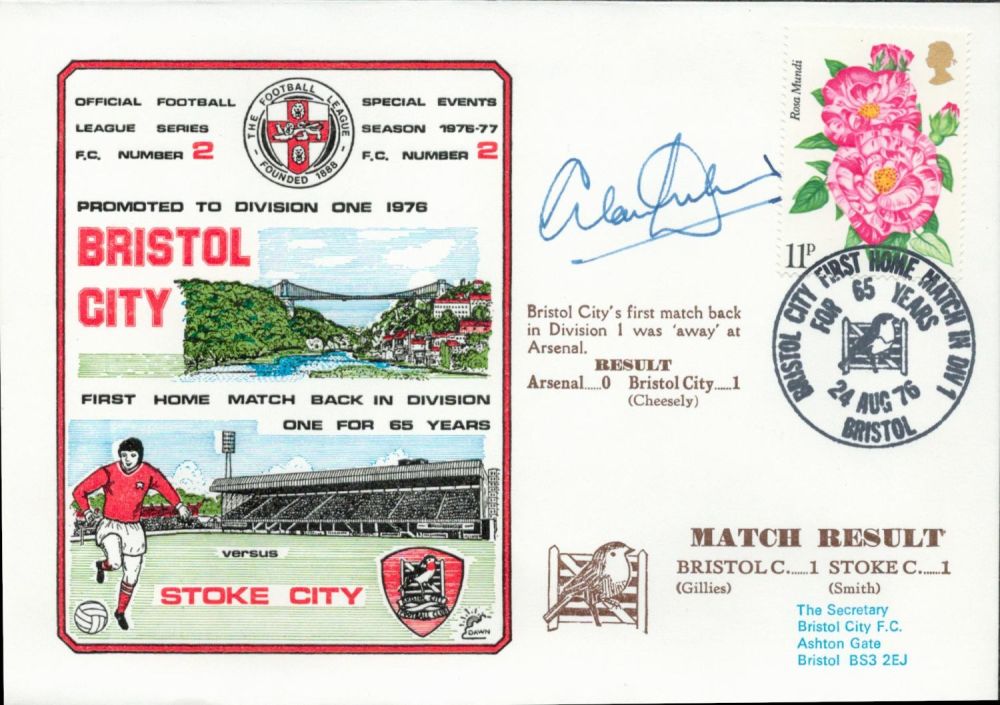 Lot 388: Bristol City V Stoke City 1976 Dawn Official...