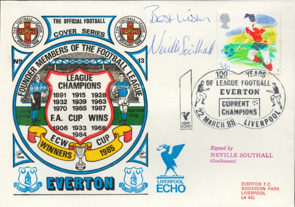 Lot 391: Everton 100 Years 1988 Dawn Official Football First...