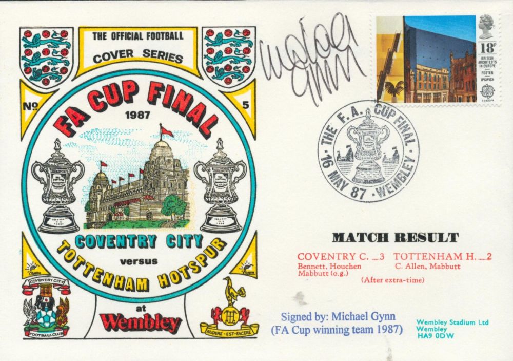 Lot 436: Coventry City V Tottenham Hotspur 1987 Dawn Official...