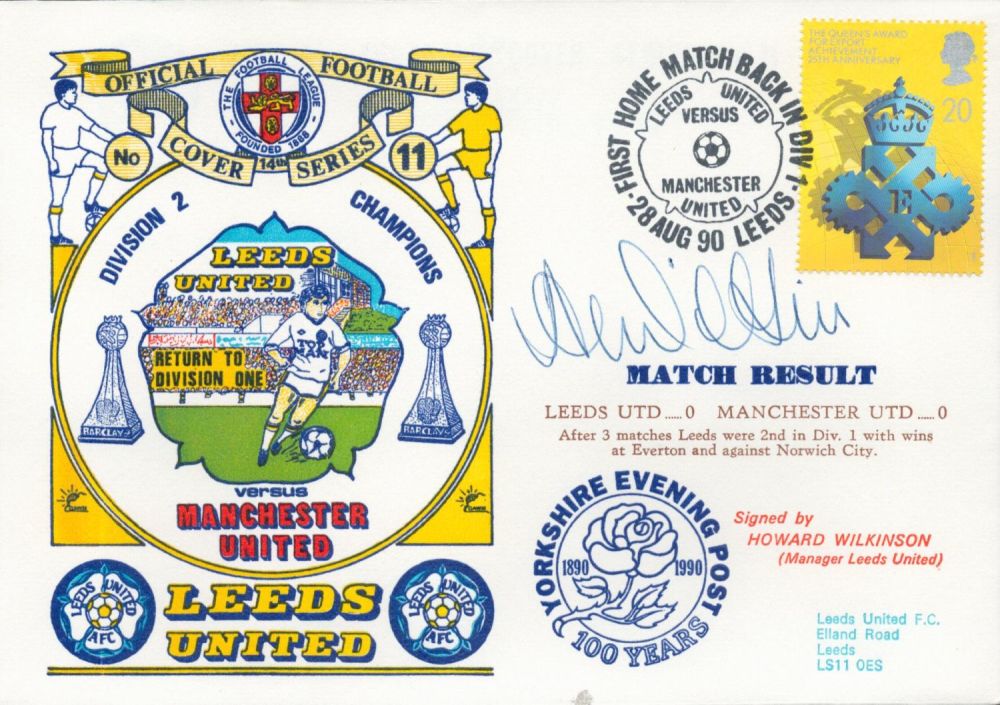 Lot 439: Leeds United V Manchester United 1990 Dawn Official...