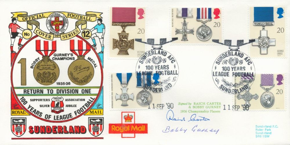 Lot 442: Sunderland Centenary 1990 Dawn Official Football First Day...