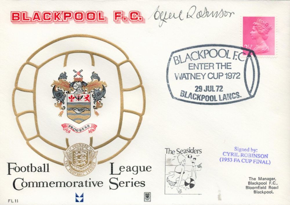 Lot 445: Blackpool Commemorative Series 1972 Dawn Official Football First...