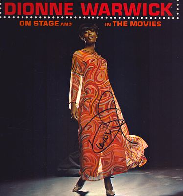 Dionne Warwick signed 12inch vinyl cover.