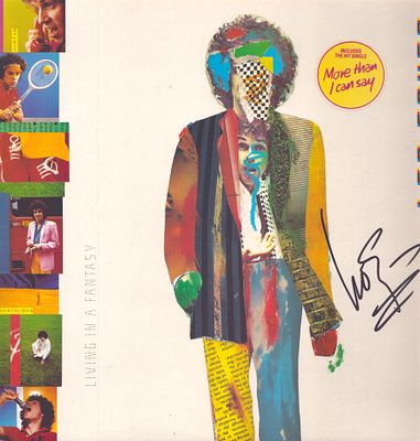 Leo Sayer signed 12inch vinyl cover.