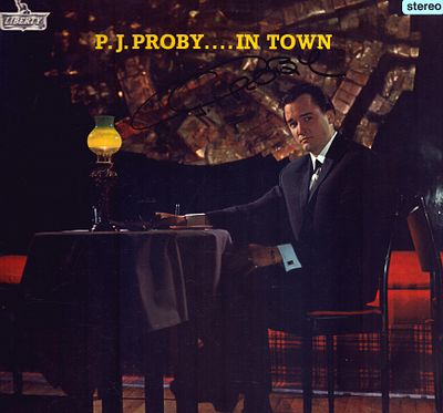 P.J. Proby signed 12inch vinyl cover.