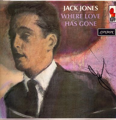 Jack Jones signed 12inch vinyl cover.