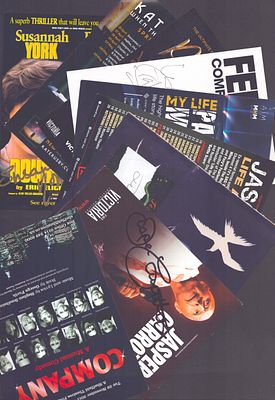 Entertainment signed collection. Includes names such as Susannah York, Paul Merson, Jason Fox 