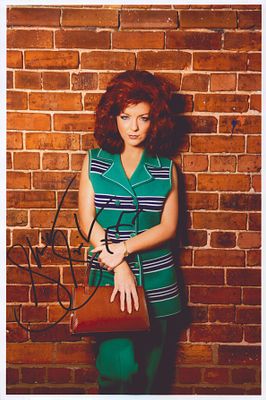 Sheridan Smith signed 12x8inch colour photo.