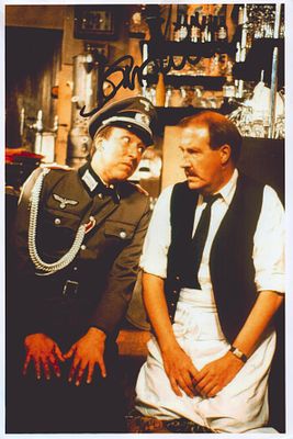 Guy Siner signed Allo Allo 12x8inch colour photo.