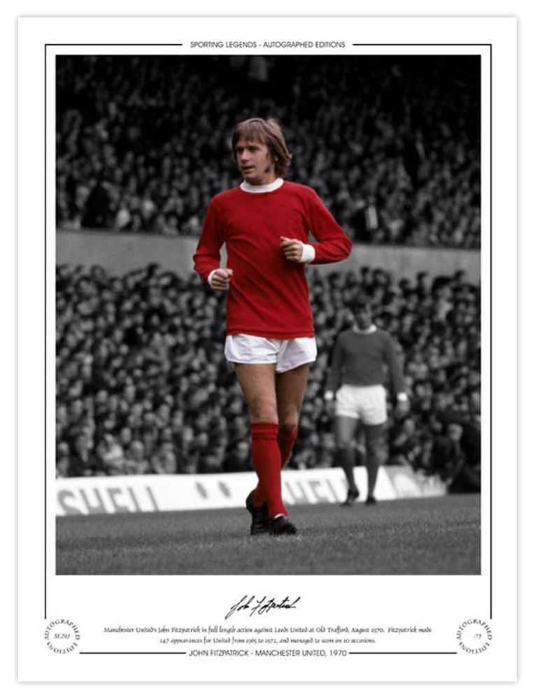 Lot 160: Autographed JOHN FITZPATRICK 1970 Limited-Edition : A superbly...