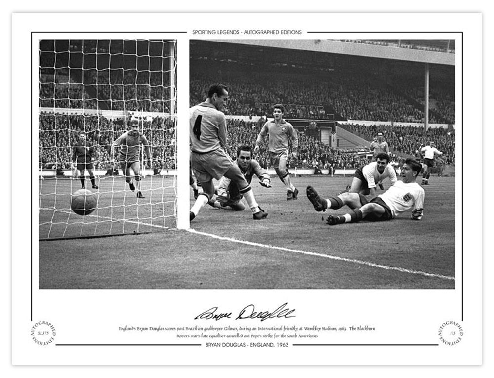 Lot 165: Autographed BRYAN DOUGLAS 1963 Limited-Edition : A superbly...