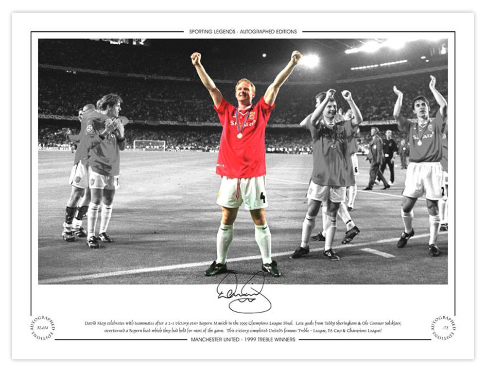 Lot 167: Autographed DAVID MAY 1999 Limited-Edition : A superbly...