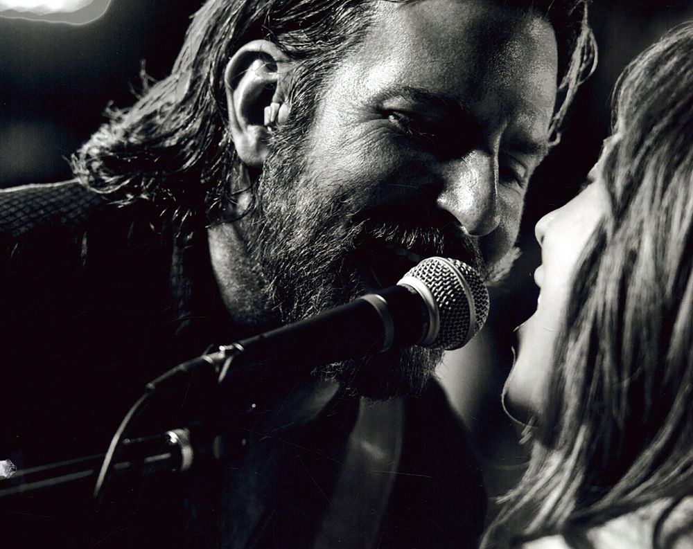 Lot 214: Bradley Cooper signed 10x8 inch black and white...