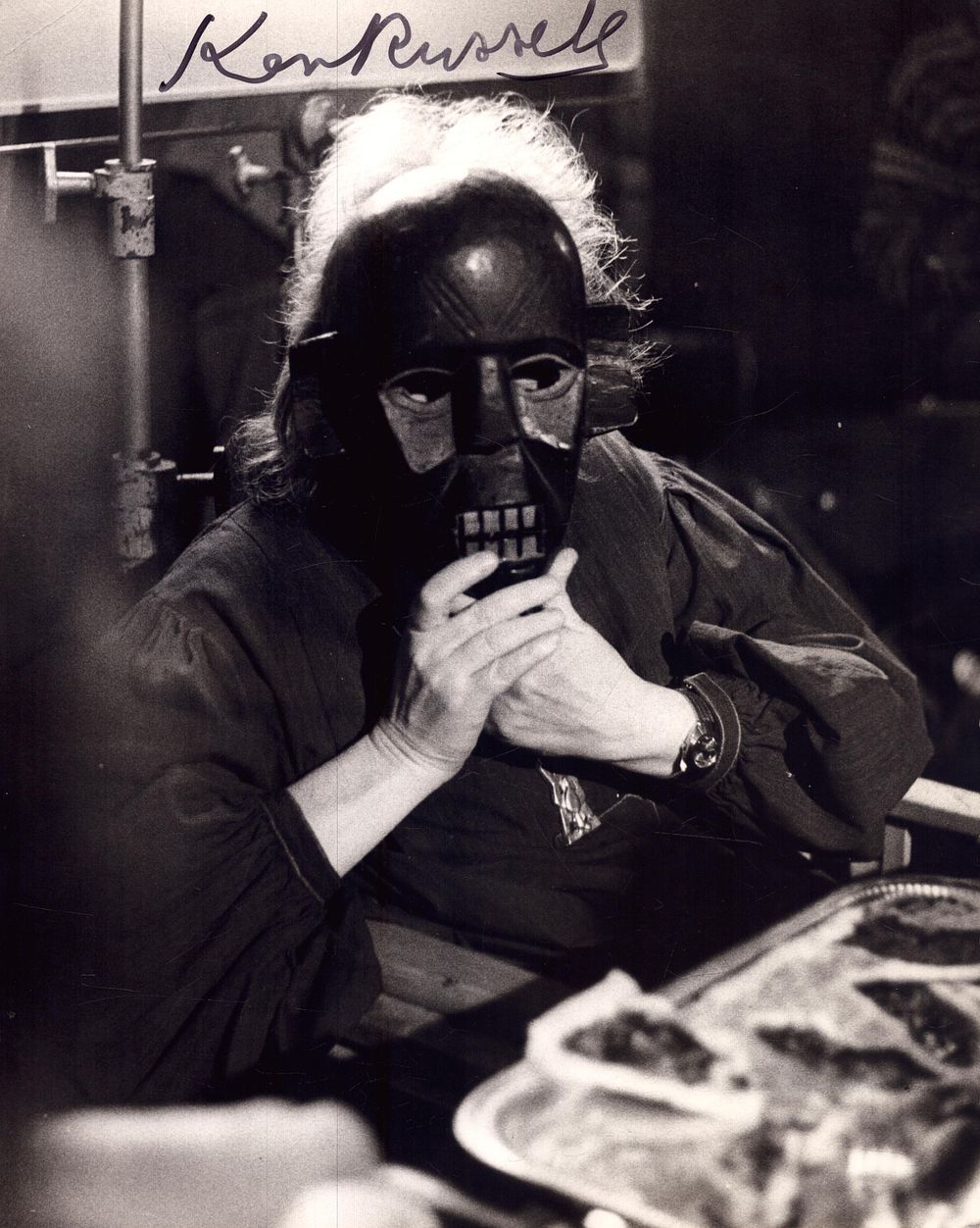 Lot 228: Ken Russell signed 10x8 inch black and white...