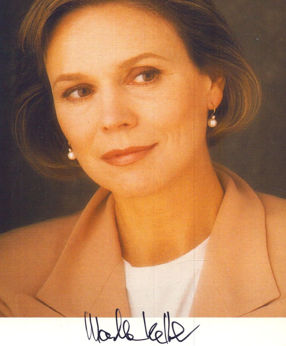 Lot 235: Marthe Keller signed colour photo postcard.