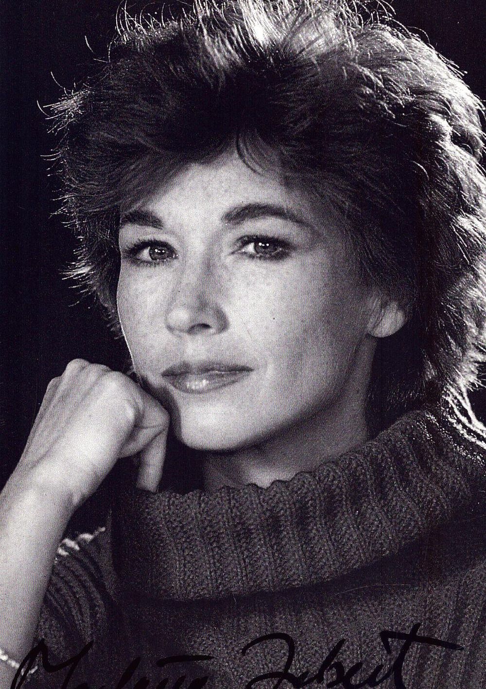 Lot 240: Marlene Jobert signed 6x4 inch black and white...
